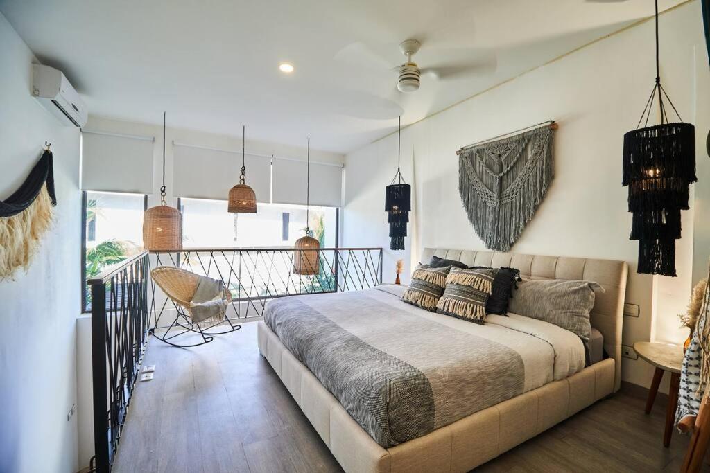 Апартаменты Neem 14 1Br Bohogem In The Heart Of Тулум Экстерьер фото