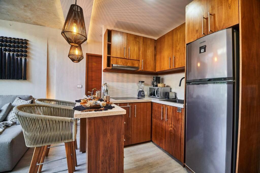 Апартаменты Neem 14 1Br Bohogem In The Heart Of Тулум Экстерьер фото